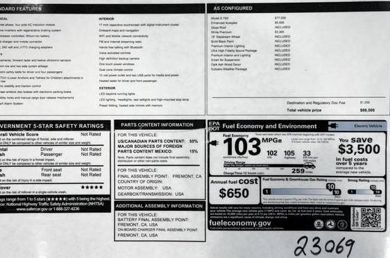 TESLA MODEL S 2018 5YJSA1E2XJF283452 image